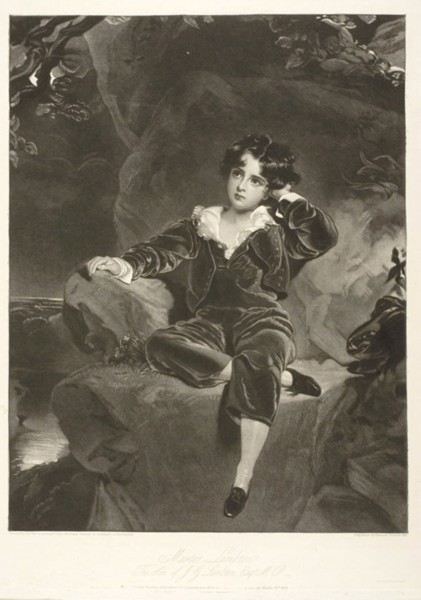 Master Lambton, published March 26, 1827, Samuel Cousins (English, 1801-1887), after Sir Thomas