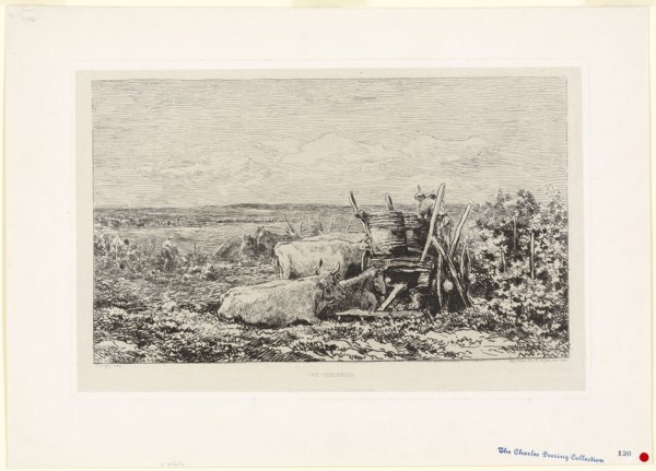 The Vintage (Souvenir of the Morvan), 1865, Charles François Daubigny, French, 1817-1878, France,