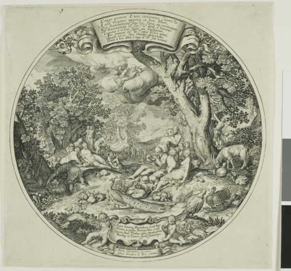 The Age of Gold, 1608, Johann Theodor de Bry (German, 1561-1623), after Abraham Bloemaert (Dutch,