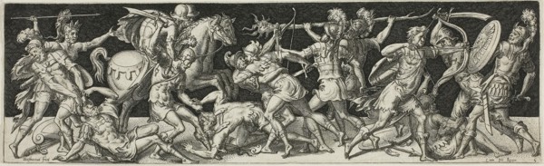 Combats and Triumphs, 1550/1572, Etienne Delaune, French, c. 1519-1583, France, Engraving on paper,