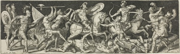 Combats and Triumphs, 1550/1572, Etienne Delaune, French, c. 1519-1583, France, Engraving on paper,