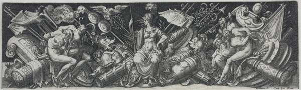 Combats and Triumphs, n.d., Etienne Delaune, French, c. 1519-1583, France, Engraving on paper, 65 ×