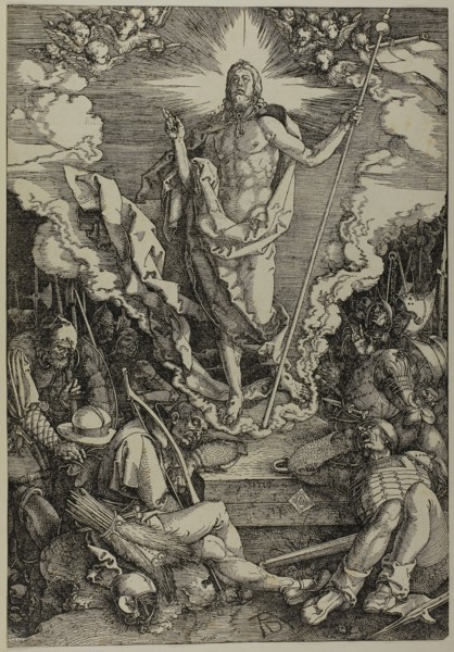 The Resurrection, from The Large Passion, 1510, published 1511, Albrecht Dürer, German, 1471-1528,