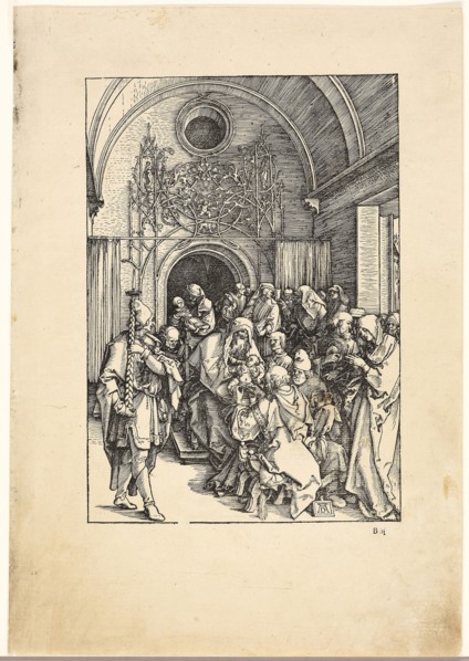 The Circumcision of Christ, from The Life of the Virgin, c. 1505, published 1511, Albrecht Dürer,