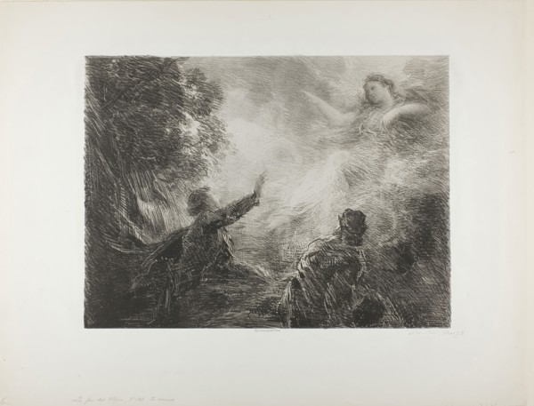 The Fairy of the Alps, first plate, 1873, Henri Fantin-Latour, French, 1836-1904, France,