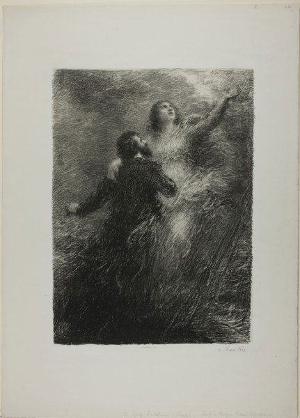 Finale of the Flying Dutchman, second plate, 1885, Henri Fantin-Latour, French, 1836-1904, France,