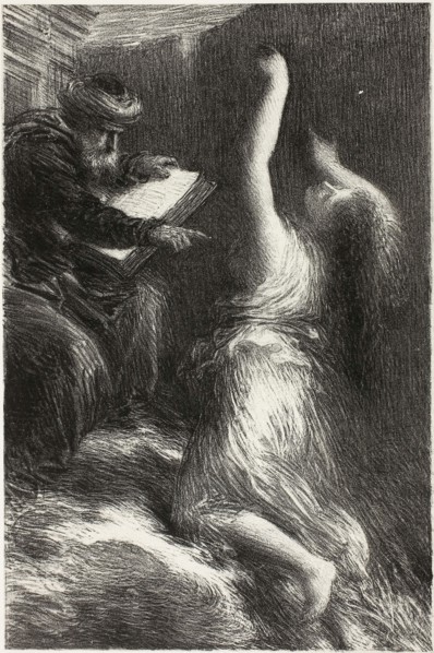 Parsifal, Act II: Evocation of Kundry, c. 1886, Henri Fantin-Latour, French, 1836-1904, France,