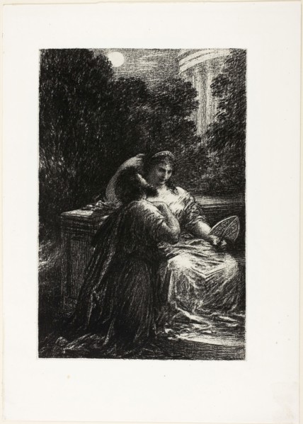 The Trojans at Carthage: Act III, Love Duet, 1888, Henri Fantin-Latour, French, 1836-1904, France,