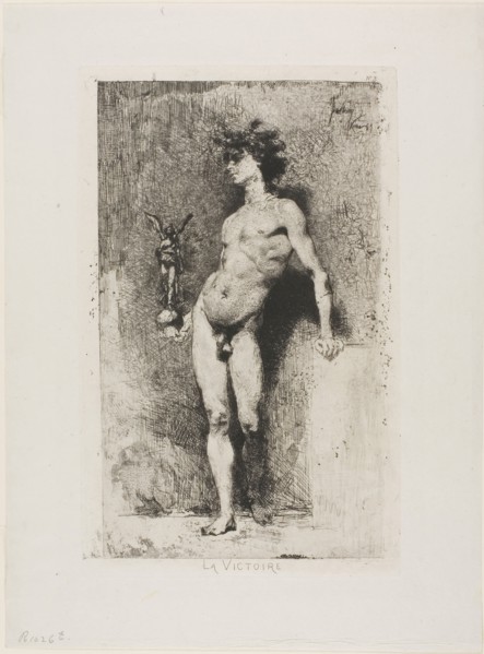 Victory, n.d., Mariano José María Bernardo Fortuny y Carbó, Spanish, 1838-1874, Spain, Etching on