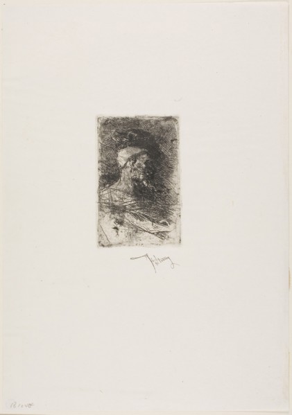 Mule Driver, n.d., Mariano José María Bernardo Fortuny y Carbó, Spanish, 1838-1874, Spain, Etching