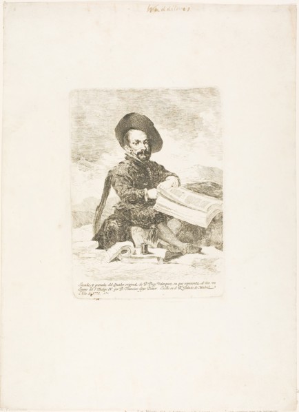 A Dwarf, 1778, Francisco José de Goya y Lucientes (Spanish, 1746-1828), after Diego Velázquez
