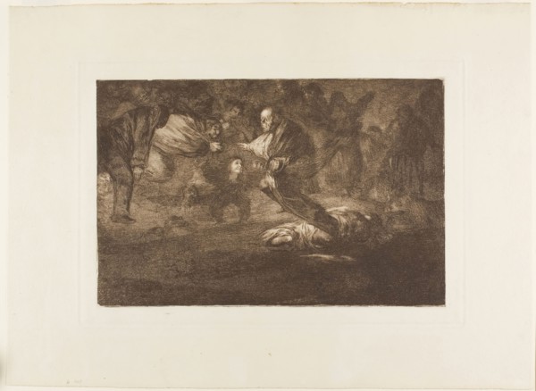 God creates them and they join up together, plate 18 from Los Proverbios, 1815/24, Francisco José
