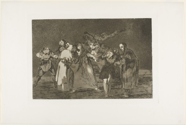 Wounds Heal Quicker than Hasty Words, plate 16 from Los Proverbios, 1815/24, Francisco José de Goya