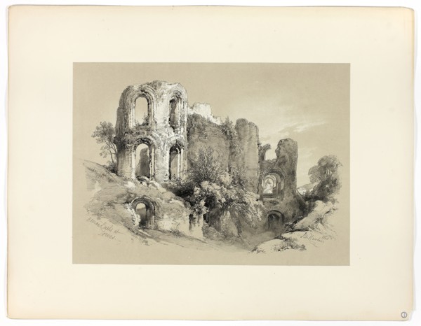 Roman Baths at Treves, from Picturesque Selections, 1860, James Duffield Harding, (English,