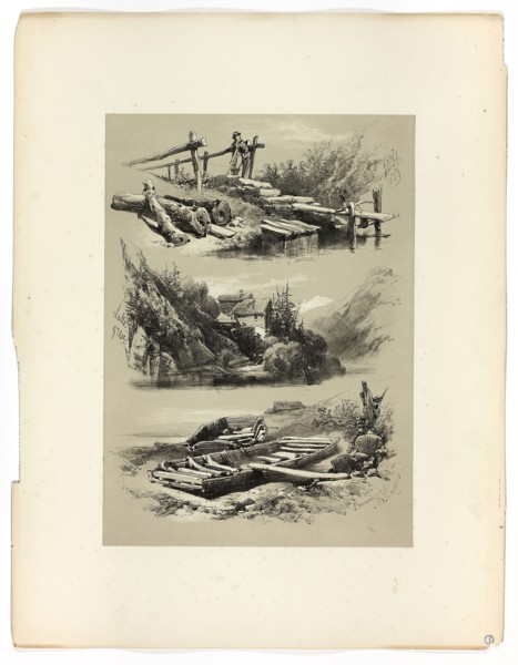 Lake of Uri and Brunnen, from Picturesque Selections, 1859, James Duffield Harding, (English,