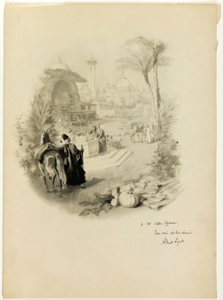 Study for Illustration for Aline, Queen of Golconda, n.d., Albert Lynch, French, born Peru,