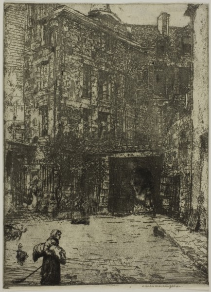 Cour de Commerce, Paris, 1900, Donald Shaw MacLaughlan, American, born Canada, 1876-1938, United