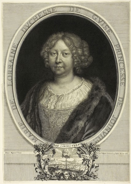 Marie de Lorraine, Duchesse de Guise, Princesse de Joinville, 1684, Antoine Masson (French,