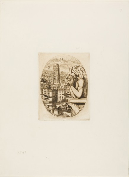 The Vampire, 1853, Charles Meryon (French, 1821-1868), printed by Auguste Delâtre (French,