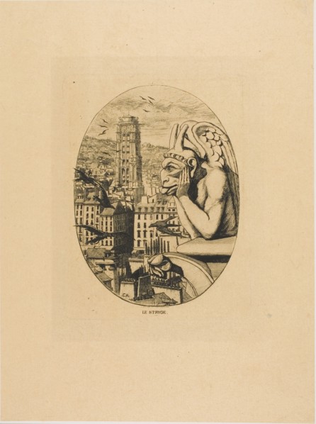 The Vampire, 1853, Charles Meryon (French, 1821-1868), printed by Auguste Delâtre (French,