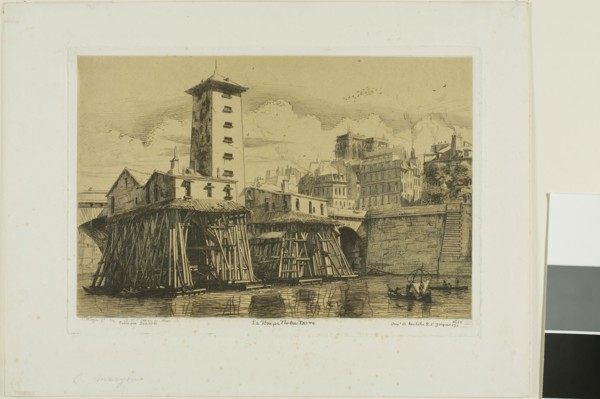La Pompe Notre-Dame, Paris, 1852, Etienne Leguay (French, 1762-1846), after Charles Meryon (French,