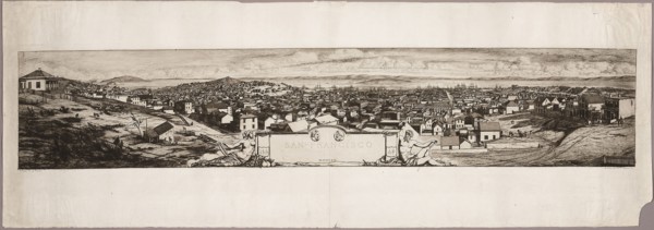 San Francisco, 1855–56, Charles Meryon (French, 1821-1868), printed by Auguste Delâtre (French,