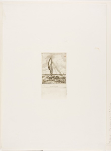 Swift-Sailing Proa, Mulgrave Archipelago, Oceania, 1866, Charles Meryon, French, 1821-1868, France,