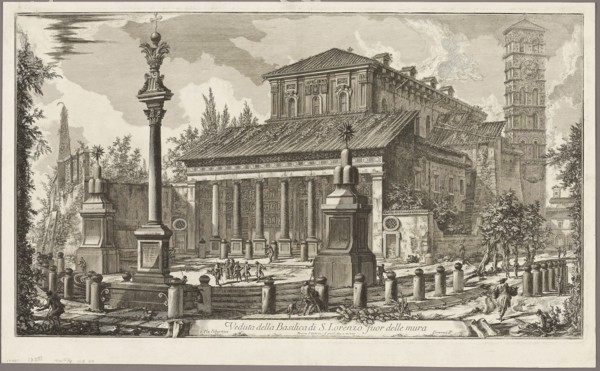 View of the Basilica of S. Lorenzo fuori delle Mura [S. Lorenzo outside the Walls], from Views of