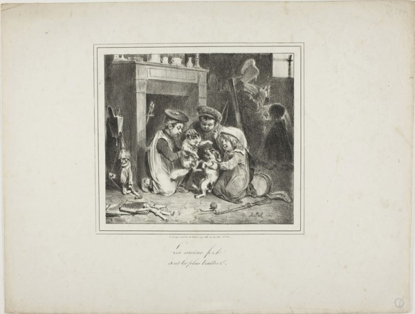The Least Strong is the Most Treacherous, 1828, Denis Auguste Marie Raffet (French, 1804-1860),
