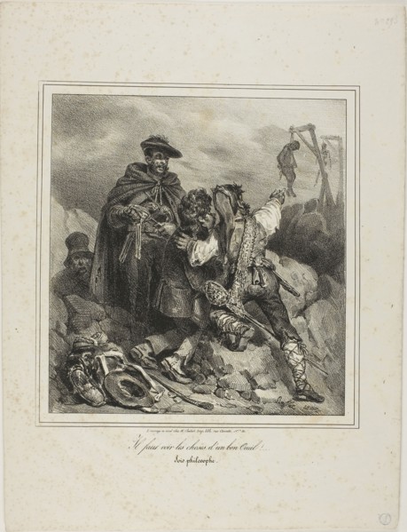 He must see things favorably!, 1828, Denis Auguste Marie Raffet, French, 1804-1860, France,