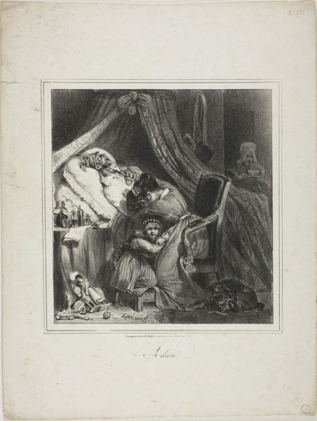 Goodbye, 1827, Denis Auguste Marie Raffet (French, 1804-1860), marketed by Chez M. Chabert (French,