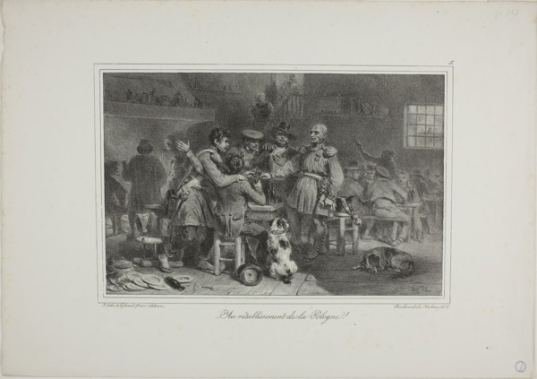 To the Restoration of Poland!, 1831, Denis Auguste Marie Raffet, French, 1804-1860, France,