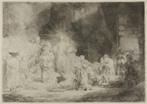 The Hundred Guilder Print, c. 1648, Rembrandt van Rijn, Dutch, 1606-1669, Holland, Etching and