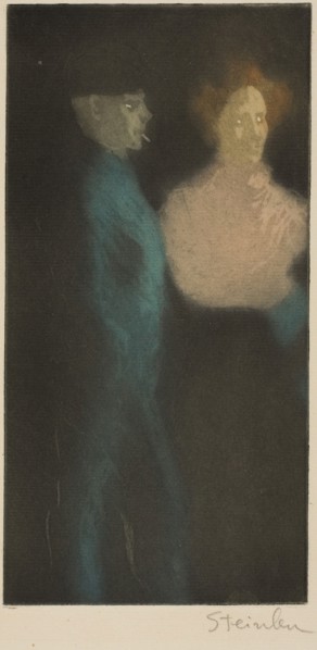 Girl and Pimp, 1898, Théophile-Alexandre Steinlen, French, born Switzerland, 1859-1923, France,