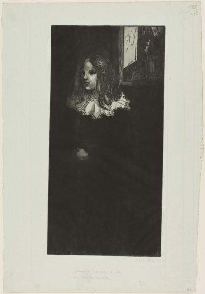 Young Girl with a White Collar, 1898, Théophile-Alexandre Steinlen, French, born Switzerland,