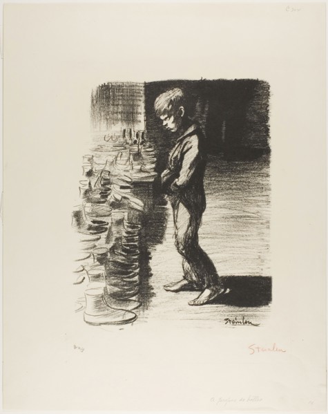 On the Subject of Boots, December 1897, Théophile-Alexandre Steinlen, French, born Switzerland,
