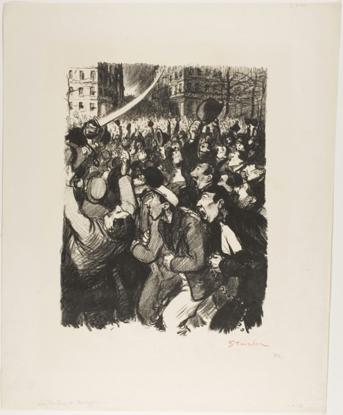 The Sheep of Boisdeffre, February 1898, Théophile-Alexandre Steinlen, French, born Switzerland,