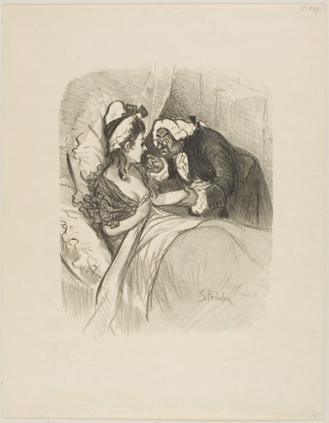 Dame Jacinthe, June 1900, Théophile-Alexandre Steinlen, French, born Switzerland, 1859-1923,