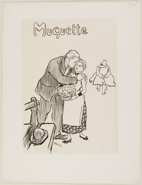 Muguette, 1892, Théophile-Alexandre Steinlen, French, born Switzerland, 1859-1923, France,