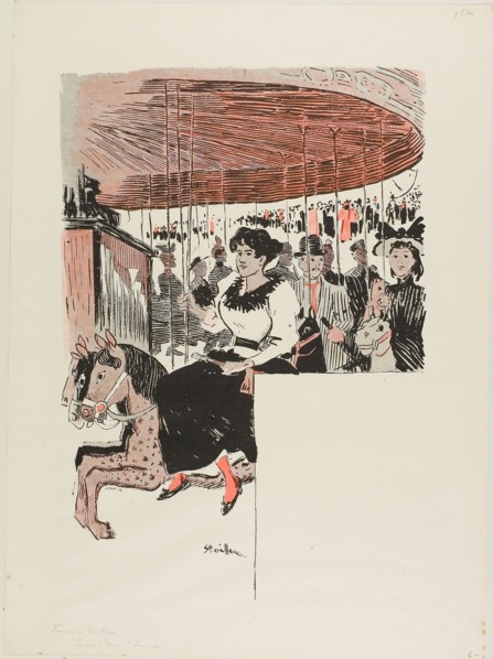 Brune, published September 1, 1893, Théophile-Alexandre Steinlen, French, born Switzerland,