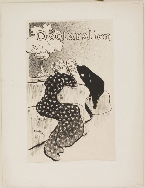 The Declaration, 1894, Théophile-Alexandre Steinlen, French, born Switzerland, 1859-1923, France,