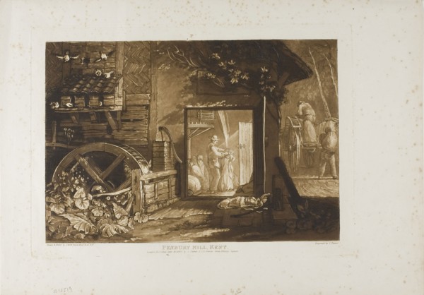 Pembury Mill, Kent, plate 12 from Liber Studiorum, published June 10, 1808, Joseph Mallord William