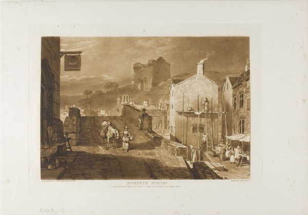 Morpeth, plate 21 from Liber Studiorum, published March 29, 1809, Joseph Mallord William Turner