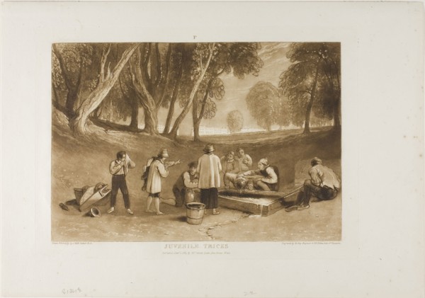 Juvenile Tricks, plate 22 from Liber Studiorum, published January 1, 1811, Joseph Mallord William