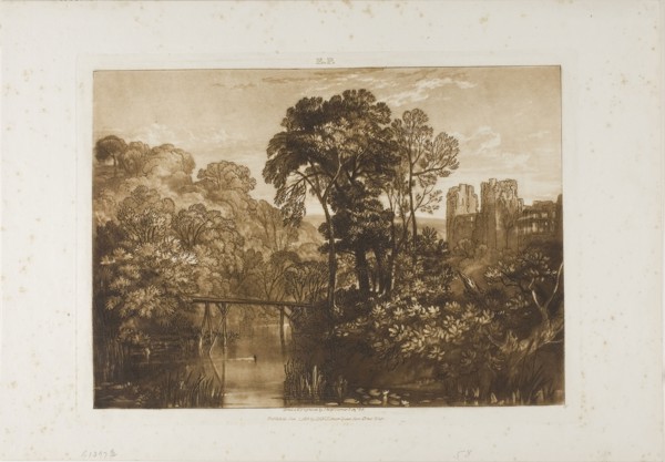 Berry Pomeroy Castle, plate 58 from Liber Studiorum, published January 1, 1816, Joseph Mallord