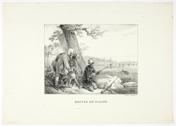 Easily Beaten, 1813–39, Horace Vernet (French, 1789-1863), printed by Francois Seraphin Delpech