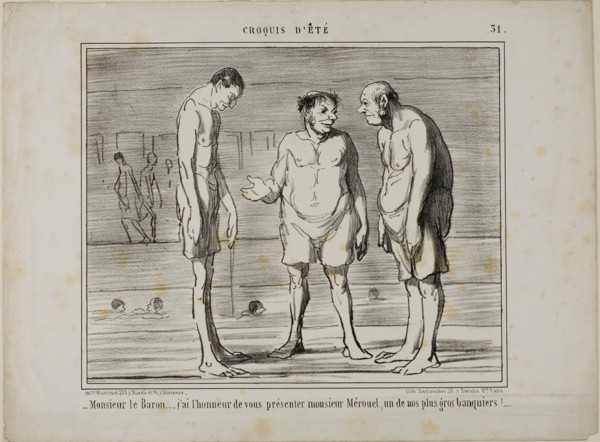Baron, I have the honor of introducing you to Mr. Mérouel, one of our biggest bankers…, Baron, I
