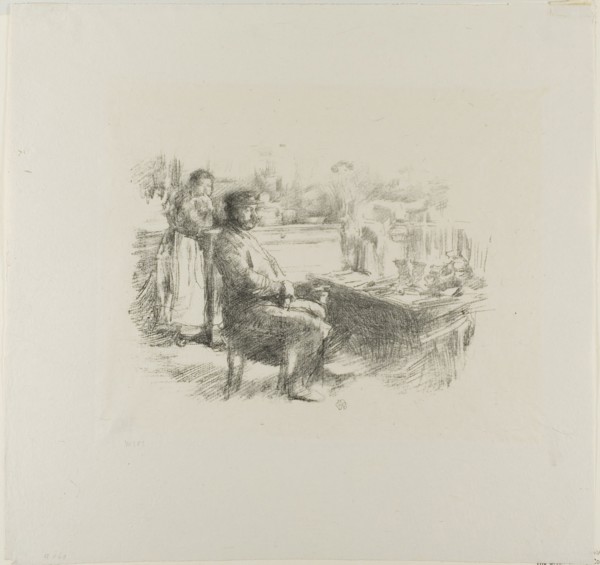 The Shoemaker, 1896, James McNeill Whistler, American, 1834-1903, United States, Transfer
