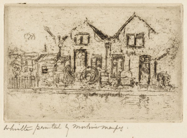 The Little Wheelwright’s, 1886, James McNeill Whistler, American, 1834-1903, United States, Etching