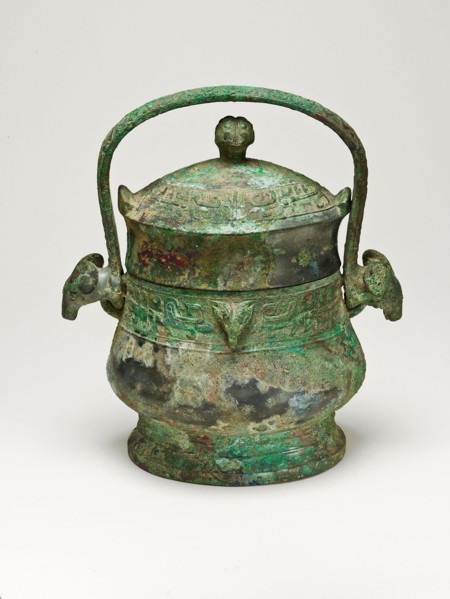 Bucket with Swing Handle, Western Zhou dynasty ( 1046–771 BC ), 1000/950 BCdd, China, Bronze, 30.8